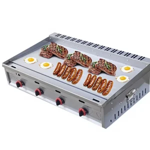 Kitchen Cross border Dedicated Gas Electric Commercial Stainless Steel Griddle Counter Flat Top Grill 50-300C