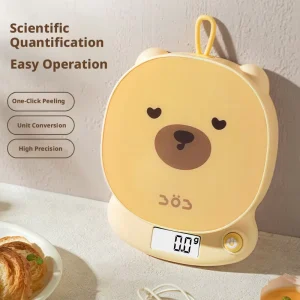 Kitchen Electronic Digital Display High Precision 1g Weighing Auto Shut Portable Non Slip Platform Household Food Baking Scale