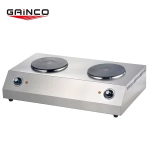 Kitchen Equipment 2 Burner Table Top Electric Stove Portable Electric Double Burner Hot Plate