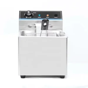 Kitchen Equipment 8L Electric Silver Counter Top Deep Fryer for Restaurant