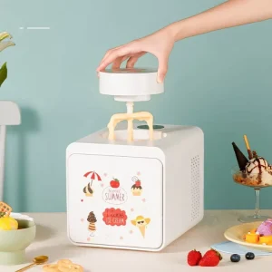 Kitchen Ice Cream Machine Household DIY Milk Yogurt Automatic Summer Ice Cream Making Machine