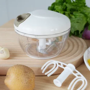Kitchen Pull Cord Vegetable Food Chopper Manual Hand Blender Processor Pullcord Chopper