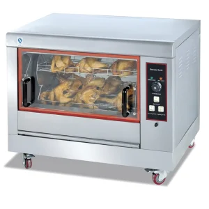 Kitchen Roasting Machine Rotisserie Chicken Oven Stainless Steel Commercial Rotisserie Grill CE