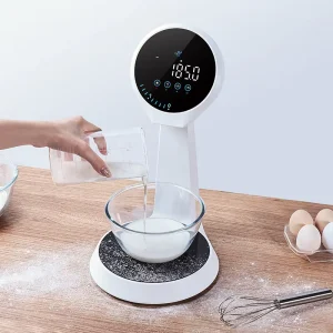 Kitchen Scale Pocket Balance Dual Platform Small Size Steel Electronic LCD Display with USB