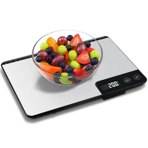 Kitchen Scale Professional Multifunction 15kg Rechargeable Digital Cooking Baking Weighing Scale for Food
