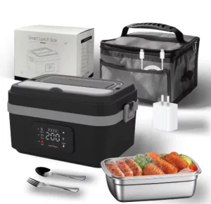 Kitchen Storage Containers Electric Lunch Box Rechargeable Self-Heating Food Warmer with 16000mAh Battery Work Travel Office