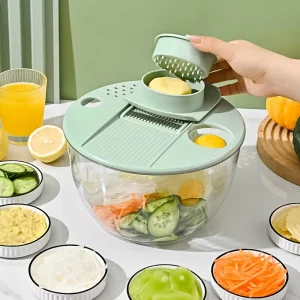 Kitchen Utensils Large Manual Salad Vegetable Washing Drying Machine Manual Vegetable Washer Drainer
