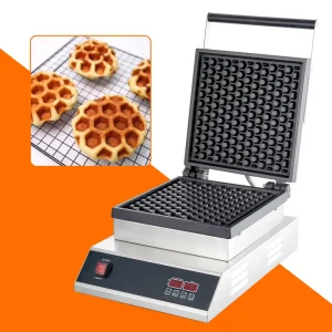 Korea Croffle Waffle Maker Commercial Honeycomb Waffle Making Machine for Small Business Belgian Waffle Maker with CE
