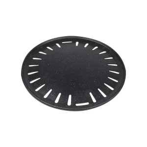 Korean Barbecue Nonstick Roasting Pans Non-stick Bbq Grill Plates Round Griddle for Restaurant Charcoal Gas Electric