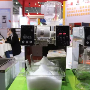 Korean Korea Kakigori Mesin Es Bingsoo Snow Snowflake Flake Cream Crusher Maker Make Shaved Ice Shaver