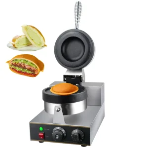 Korean Popular Street Food Rotary Donut Bun Ice Cream Ufo Burger Press Maker Machine