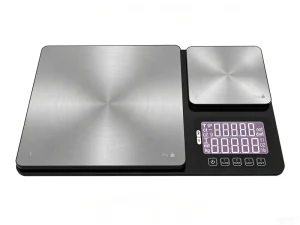 LCD Display Stainless Steel Double Platform Weighing Electronic Food Weight Scale Digital Kitchen Scale
