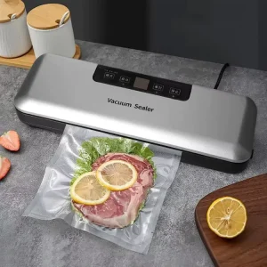 LED Digital Display Electric Hand Held Automatic Plastic Seal Bag Vacuum Food Sealing Machine