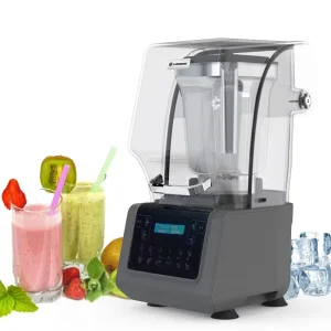 LEHEHE 8 Stage Electric Smoothie Blender Variable Speed Commercial and Home Use Plastic Container for Hotels