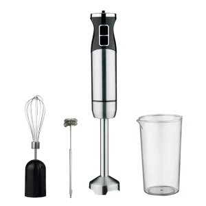 LFGB CE Stainless Steel Hand Blender BPA Free Electric Immersion Stick Blender 1400W Handheld Blender Set