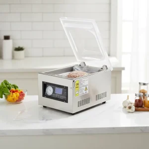 LITENG 260mm LCD Screen Desktop Small Vacuum Sealer Machine for Food Packaging and Sealing Apparel Vacuum Packing Machines