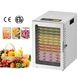 LTPK LT 22 Household Stainless Steel Pepper Potato Dehydrator Small Power saving Fruit Dryer Meat and Seafood Dehydrator