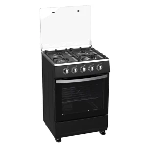 LUOQI 4 Burner Gas Stove Oven Freestanding Stainless Steel Electronic Ignition Class Energy Efficiency Home Kitchen Appliance