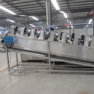 LWT Automatic Large Garlic Processing Machine Cleaning Breaking Peeling Sorting Vegetable Fruit Drying Line Fryer High