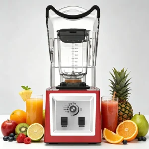 LY 8001CC Commercial Industrial Soundproof Blender with Noise Cancellation Heavy Duty Smoothie Machine Juicer 5 Speeds Household