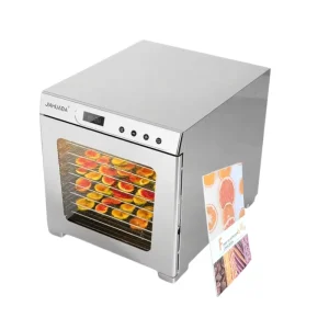 Large 10 Tray Stainless Steel Food Dehydrator 800W Food Dryer for Jerky Fruit Snacks Dog