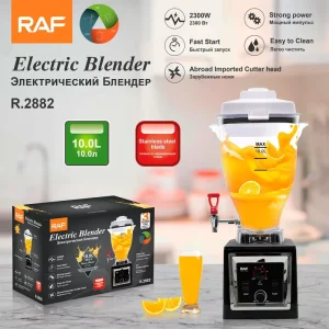 Large Capacity 10L Commercial Blender Smoothie Kitchen Ice Crusher Soy Juicer Electric Smoothie Blender