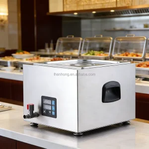 Large Capacity 16L Sous Vide Slow Cooker Machine Steak Corn Stainless Steel Commercial Electric Food Slow Cooking Machine