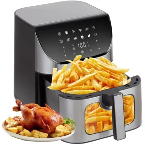 Large Capacity 8.5L 1800W Air Fryer Hot Air Fryer Oven 6L Cooking Machine for Healthy Low Oil Frying Family Kitchen Use