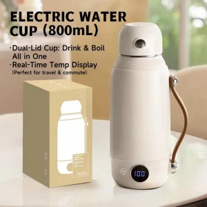 Large Capacity 800ml Portable Stainless Steel Food grade PP Full automatic Household Electric Kettle Integrated Electric