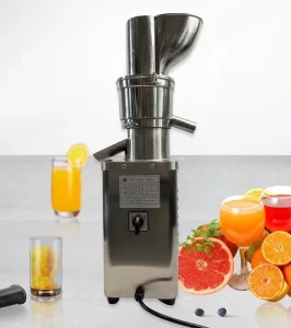 Large Capacity All Stainless Steel Fully Automatic Commercial Juicer with Pulp Separation for Fruits and Vegetables