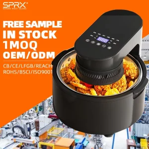 Large Capacity Commercial Deep Fryer Glass Air Fryer With Window Oven Electric