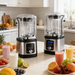 Large Capacity Commercial Quiet Blender Variable Speed Mashing Function Stainless Steel 5+ Speeds Smoothie Maker Sound Cover