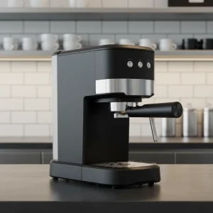Large Capacity Double Cup Coffee Maker 15Bar High Pressure Semi Automatic Stainless Steel Shell Home Commercial Universal