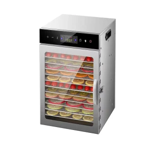 Large Capacity Dryer Machine 110V 220V Electric Food Dehydrator Machine Stainless Steel Meat Tea Vegetable Fruit Dryer