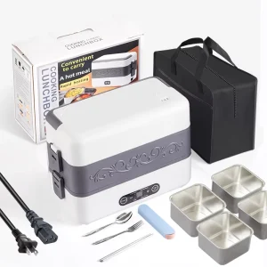 Large Capacity Electric Lunch Box Portable Thermal Food Heater For Office School