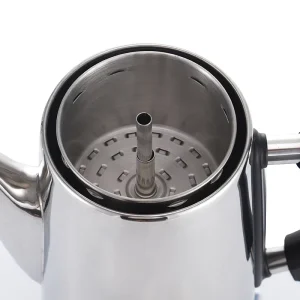 Large Capacity French Press Silver Color Bottle Set Pour Drip Kettle Brewer Maker Heat Tea and Coffee Pot