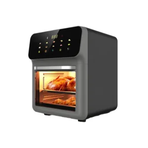 Large Capacity Modern Plastic Intelligent Visual Air Fryer Multifunctional Electric Oven Baking PTFE Non Stick Square Household