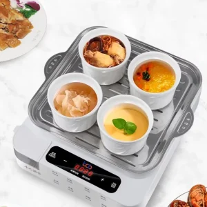 Large Capacity Multifunctional Electric Food Steamer Household External with Integrated Cooking Water Added