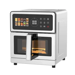 Large Capacity Multifunctional Stainless Steel Roaster Smart Touch Control 8 Qt Air Fryer Oven
