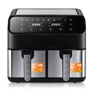 Large Capacity Oil Free Cooking Oven Air Fryer Dual Zone Basket Intelligent Kitchen Appliances