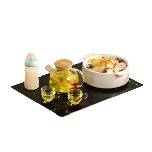 Large Capacity Portable Electric Hot Plate Food Warmer Multifunctional Touch Control Heating Pad for Household Use