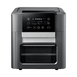 Large Capacity Square Shape Stainless Steel Multi Function Visual Air Fryer Electric Oven for Cars and Household Use