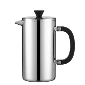 Large Capacity Stainless Steel French Press Coffee Maker for Hotel Office Restaurant