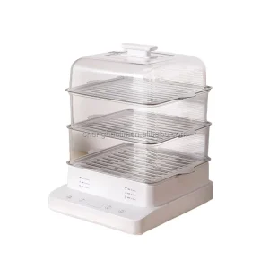 Large Capacity Three Tier Electric Pot with Rapid Heating for Family Meals Professional Food Steamer