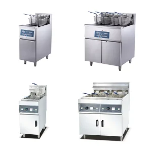 Large Commercial Deep Fryer Floor Stand Electric Deep Fryer Restaurant Equipment Mobile