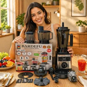 Large Plastic Multi Functional Automatic Kitchen Appliances Electric Multi Cup Cooking Machine Mixer Small Household Use