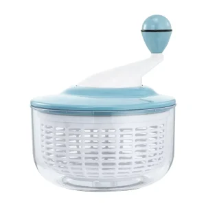 Large Plastic Salad Spinner Hand held Vegetable Dryer and Leafy Vegetable Washer Essential Salad Tools
