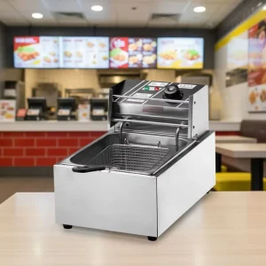 Latest Design Electric Deep Fryer Removable Basket Stainless Steel Deep Fryer Pot for Commercial Restaurant