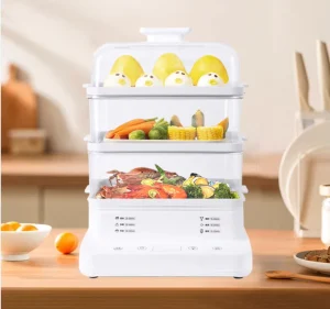 Layer Electric Home Vegetable Large Electric Food Steamer and Manufacturer Steam Cooker