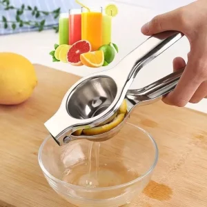 Lemon Squeezer Stainless Steel Manual Multifunctional Juicer Processor Kitchen Accessories Dishwasher Safe Juice Fruit